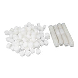 100PCS Net Cups with 100PCS Sponges Plastic Breathable Bottomless Garden Plant Net Pot Bucket Basket V1294-YM0703-3111230094612