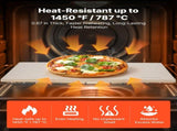 Pizza Stone, 508 x 355 mm Rectangular Cordierite Pizza Stone, Extra Large Baking-Stone with PP V952-PSSJQSJX2014UO3YE001V0