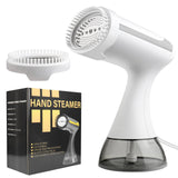 White Handheld Garment Steamer - Portable Mini Steam Iron for Home Use, Wrinkle Remover & Fabric V888-ELOSUNG12175