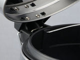 Stainless Steel Trash Can Silent Ergonomic Handle Kitchen Garbage Can with Antislip Footrest for V1294-YM3118220246311-0421
