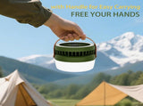 Camping Light with Fan, Portable Hanging Lamp for Tent, IPX4 Waterproof, 4 Mode Light Camping V1107-CAMPING LIGHT WITH FAN