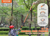 Manual Pole Saw, 2.24 m-8.24 m Extendable Tree Pruner, Sharp Steel Blade and Scissors High Branches V952-SDGZJBXZZK8M8K9PGV0