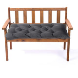 Indoor Outdoor Bench Cushion 19.68x39.37in, 2 Seat Thick Garden Bench Seat Cushion, Waterproof Swing V1369-AZ3-W-10069