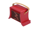 LED Humidification Fan Portable USB Charging Cooling Fan for Living Room Dinning RoomRed V1294-YM0901-3113210070211