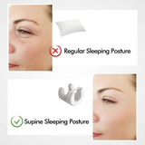 Black Beauty Sleep Pillow - Contoured Memory Foam Pillow for Face & Neck Support V888-ELOSUNG23922