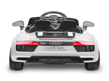 Kahuna R8 Spyder Audi Licensed Kids Electric Ride On Car Remote Control White CAR-SPD-WH