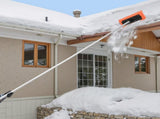 Snow Roof Rake, 45cm Foam Blade, 2.25-5.62 m Adjustable Roof Snow Scraper, Extension Tubes & V952-WDPZ18FTGBSPEOFQG001V0