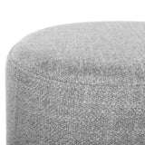 Artiss Ottoman Foot Stool Square Linen Grey FS-B-01-MT-LIN-GY