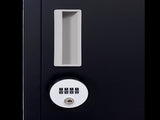 12-Door Locker for Office Gym Shed School Home Storage - 4-Digit Combination Lock V63-839121