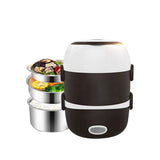 Electric Lunch Box Rice Cooker Food Bento Lunch Box Heater Multifunctional Food Storage V1294-YM0901-H26854US
