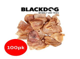 Blackdog Pigs Ear 100pk BLACKDOG-B101-100PK