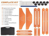 Stair Tread Template Tool Solid Metal Stairs Jig for Accurately Measuring Angle and V1366-AZ2-W-03735