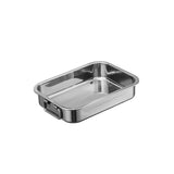 Roasting Pan Stainless steel Roasting pan Turkey Roasting pan with grill Rectangular grill suitable V1366-AZ2-W-04321