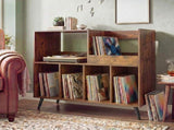 Levede Record Player Stand Vinyl Holder Cabinet Turntable Table 300 Albums EA0305-BR-AU