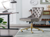 Velvet Home Office Chair- Grey V226-SW1823GY
