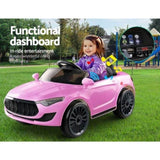 Rigo Kids Electric Ride On Car Toys Cars Headlight Music Remote Control 12V Pink RCAR-MASRT-S-PK