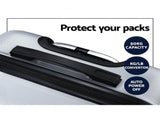 Wanderlite 3Set 20-24-28 Inch with TSA Lock Spinner Carry On Hard Shell Travel Suitcase LUG-ABS-BOS-3SET-SV