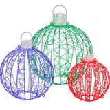 Jingle Jollys Christmas Lights 320 LED Fairy Light 3pcs Ball Decorations Set XMAS-MOT-BALL-RGB
