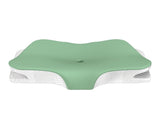 Green Breathable Butterfly Contoured Memory Foam Pillow - Dual-Height Orthopedic Neck Pillow with V888-ELOSUNG45588