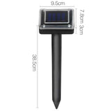 Gardeon Solar Snake Repeller 8X Multi Pulse Ultrasonic Powered Pest Repellent SR-SNAKE-BRI-8-BK-COM