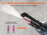 10 Gallon Heavy-Duty Sand Blaster, 60-110 PSI High Pressure Sandblaster, Portable Abrasive Blasting V952-PSG10JL6125PCA4TFV0