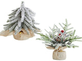 Desktop Xmas Tree Small Simulation Tabletop Decorative Xmas Trees for Home Holiday Decoration V1294-YM0901-240627HL05-2