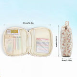 Bible Cover Case for Women with Handle, Quilted Church Bag with Zippered Pocket and Bible Study V1366-AZ2-W-11550