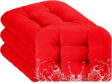 4 Pcs Outdoor Chair Cushions 18.9 x 18.9 Inch Waterproof Sun Protection Patio Furniture Overstuffed V1258-DP02-C-2265