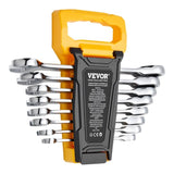 VEVOR Combination Wrench Set 8-Piece Metric 8 mm to 19 mm with Organizer Rack V952-ZXBSTZGDK8PCTOFDPV0