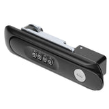 Zinc Alloy Cabinet Door Password Coded Lock with Keys for Home Office Hospital SchoolBlack V1294-YM0901-3114200056512