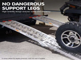 Kartrite Aluminium Folding Loading Ramp Atv Motorbike Motorcycle Golf Buggy Trailer ATV-001-1