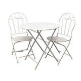 Riviera Round Table 2 Chairs Set 94cm V637-48113SET