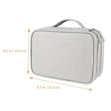 Premium Fabric Cable Pouch Organizer, and Portable, 1 Piece for Electronics and Accessories Storage V1369-AZ3-W-19456
