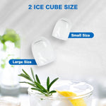 X-BULL Ice Maker Machine Commercial Portable Ice Cube 2.2L Home Bar Benchtop Black V211-AUEB-IM001V