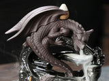 Dragon Backflow Incense Burner Waterfall Incense Holder Aromatherapy Ceramic Incense Burner with V1366-AZ2-W-19990