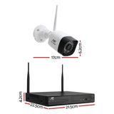 UL-tech 3MP Wireless CCTV 8CH 8 Square Camera CCTV-WF-HF230446-8C-8S
