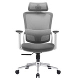 Elena High Back Fabric Seat Ergonomic Office Chair In Grey V369-A8616-R-GREY