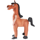 Walking Horse Cartoon Costumes Air Model Inflatable Costume Funny Dress Up Props Halloween Party V1263-JX-7897