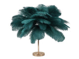 Feather Table Lamp 3 Color Dimmable Touch Switch USB Plug in Romantic Modern Decorative Bedside V1294-YM0521-3119230059414