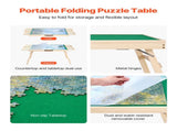 VEVOR 1500 Piece Puzzle Board with Folding Leg Portable Wooden Jigsaw 86x63cm V952-PTZ1500JXWGZFZBQA001V0
