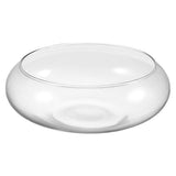 Clear Glass Planter Pot for Small Plants, Decorative Flowerpot Container, Fish Bowl, and Terrarium V1192-AZ-W-28523