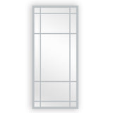Window Style Mirror Full Length - White 80 CM x 180 CM V292-MIRR-ARCH022