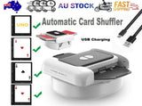 2 Deck Automatic Card Shuffler Board Game Poker Playing Cards Shuffling Machine V201-FDZ1530WH8AU