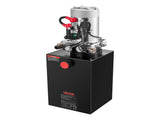 12 L Hydraulic Power Unit, Double Acting Dump Trailer Pump, 22 MPa Max Relief Pressure & 3.4 L/min V952-12VSZYFXJSYXGNVP0001V9