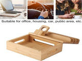 Bamboo Phone Charging Organizer, Bedside Desktop Dock V1263-JX-5000
