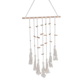 Hanging Photo Display Boho Macrame Wall Decor with Light Pictures Cards Frame Holder Art Hanger for V1294-YM0901-3115250091411