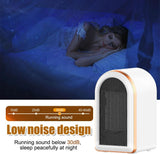 Fan Heater - 1200W Portable Heater with PTC Graphene Heating - Fast Heating, 360&deg Heat Circulation, V1189-HB003CHJC00003