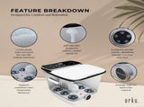 Orku Foot Spa Automatic Water Heating Massager - Electric Pedicure Bath V238-SUPDZ-40175839739984