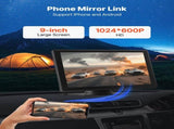 Wireless Car Stereo, 228.6mm HD Portable Radio Touch Screen with Apple and Android Auto, V952-CZZKP9INCHDQGMM4X001V9