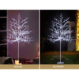 1.5M Christmas Tree 304 LED Solar Jingle Jollys XM-TR-TWIG-SOLAR-150-WH